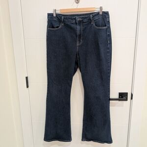Old Navy WOW High Rise Flare Jeans Dark Wash Size 14